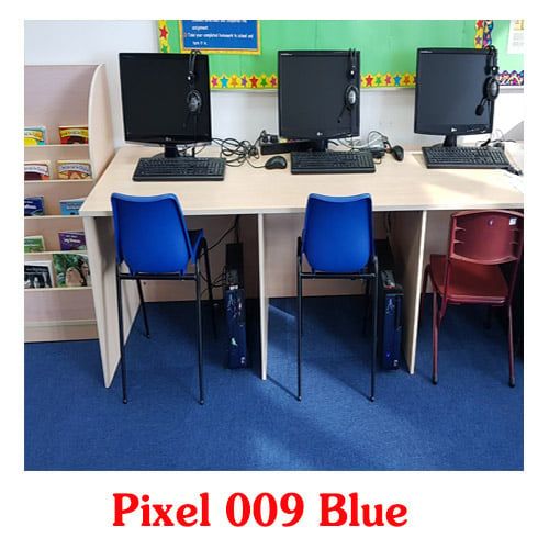 Thảm văn phòng PIXEL 009 xanh dương