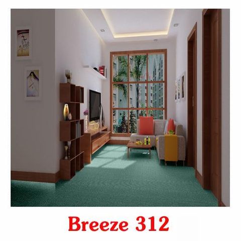 Tham trai san mau xanh la Breeze 312