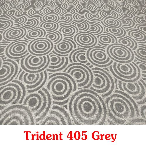 Thảm trải sàn màu xám Trident 405
