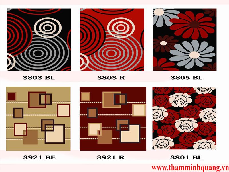 Thảm Salon Phòng Khách TULIPS 3921 BE