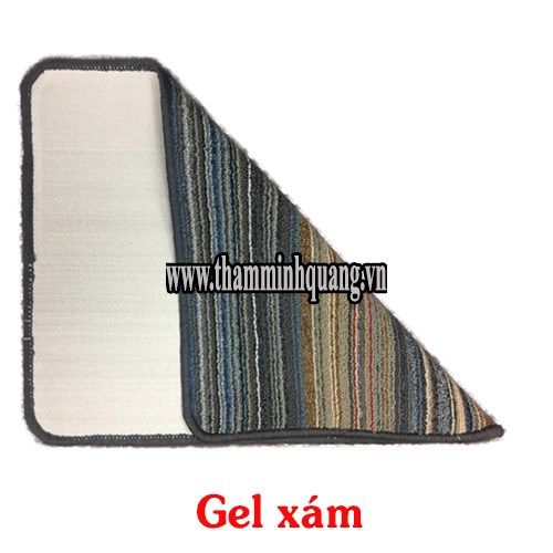 Thảm chùi chân gel sọc