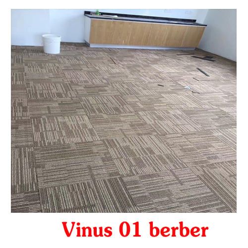Thảm tấm lót văn phòng VINUS 01 màu vàng nâu
