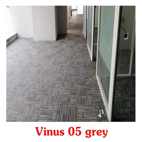 Thảm tấm lót văn phòng VINUS 05 màu xám