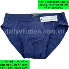 Quần lót Việt Tiến Tam Giác Brief màu Xanh Dương Blue số 589