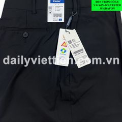 Quần tây đen Việt Tiến 495 có ly