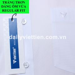 Sơ mi trắng Việt Tiến phom ôm Regular Fit