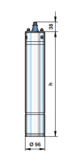 Động cơ Bơm hỏa tiễn 4inch PEDROLLO Model 4PD / 10