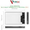 Hộp Đựng Ổ Cứng Di Động HDD Box 2.5 ORICO 2139U3 USB 3.0 - 2.5 inch Nhựa Trong Suốt - Hàng Chính Hãng Phân Phối Viscom