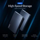  Hộp Ổ Cứng Orico Type-C USB 3.1 Sang SATA 3.0 2.5inch USB 3.1 Gen1 SSD - Hỗ Trợ Chế Độ Ngủ Tự Động UASP (2526C3-BK) - Hàng Chính Hãng 