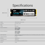  Ổ cứng Silicon Power M.2 2280 PCIe SSD A60 256GB - Hàng chính hãng 