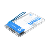  Hộp Ổ Cứng Orico BA2110-CR Backuper 2.5" SSD/HDD SATA 3 USB 3.0 - Nhựa trong suốt- Hàng Chính Hãng 