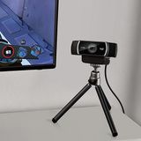  Webcam Logitech C922 Pro Full HD 1080p - 720p/60FPS micro kép to rõ, tự động lấy nét và chỉnh sáng HD, phù hợp PC/ Laptop/ Mac - Chuyên Nghiệp Dành Cho Game Thủ/ Streamer/ TikToker, Youtuber... 
