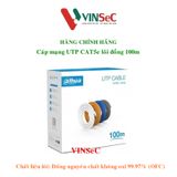  Dây cáp mạng UTP CAT 5E DAHUA ( DH-PFM920I-5EU-100 ) 100 mét - lõi đồng - Hàng Chính Hãng 