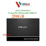  Ổ Cứng SSD PNY CS900 250GB 2.5inch SATA 3 - Hàng Chính Hãng 