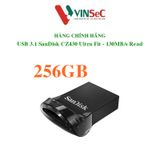  USB SanDisk CZ430 Ultra Fit - USB 3.1 - Hàng Chính Hãng 