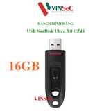  USB SanDisk 3.0 Ultra CZ48 - Hàng Chính Hãng 