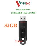  USB 32GB SanDisk 3.0 Ultra CZ48 - Hàng Chính Hãng 