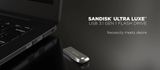  USB 3.1 - 150MB/s - 32GB - SanDisk Ultra Luxe CZ74 nhỏ gọn, vỏ bọc bằng kim loại cực đẹp chắc chắn - Hàng Chính Hãng 