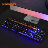  Bàn Phím Cơ Chơi Game Keyboard NEWMEN GM325 usb Led (Phím cơ), 104 Phím, Chống Bấm Đồng Thời, Chương Trình Marco, Có Đèn LED Nền - Hàng Chính Hãng 