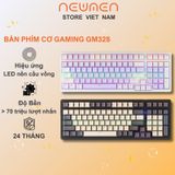  Bàn phím cơ Newmen GM328 E-Sports, Purple White / Gray White 