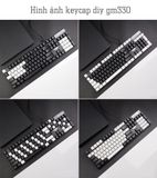  Bàn phím cơ có dây gaming NEWMEN GM330, Hotswap, Keycap ABS Double-shot, LED đa chế độ xuyên phím, độ bền trên 50 triệu lượt nhấp, tặng kèm bộ keycap trắng- Hàng Chính Hãng 