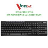  Bàn phím không dây Logitech K270 - Hàng Chính Hãng – Tem DIGIWORLD / VĨNH XUÂN / QUỐC VIỆT Phân Phối 