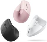  Chuột công thái học không dây Logitech Lift Vertical - Bluetooth|USB Logi Bolt, Silent giảm ồn, 4 nút tùy chỉnh, tương thích với Windows/macOS/iPad/PC - Hàng chính hãng 