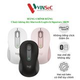  Chuột không dây bluetooth Logitech Signature M650 - Dành cho tay có kích cỡ từ nhỏ tới trung bình, Cuộn SmartWheel, giảm ồn, các nút bên có thể tùy chỉnh - Hàng chính hãng- Tem DIGIWORLD / VĨNH XUÂN Phân Phối 