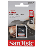  Thẻ nhớ SDHC 32GB Sandisk Ultra UHS-I ( cho máy ảnh ) - Hàng Chính Hãng 