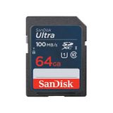  Thẻ nhớ SDXC 64GB Sandisk Ultra UHS-I ( cho máy ảnh ) - Hàng Chính Hãng 