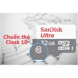  Thẻ Nhớ 32GB MicroSDHC SanDisk Ultra 100MB/s 667x ( SDSQUNR-032G-GN3MN ) – Hàng Chính Hãng 