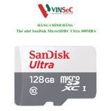  Thẻ Nhớ MicroSDHC SanDisk Ultra 100MB/s 667x SDSQUNR  32GB / 64GB / 128GB / 256GB – Hàng Chính Hãng 