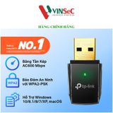  Bộ Chuyển Đổi USB Wifi TP-Link Archer T2U Băng Tần Kép AC600 - Hàng Chính Hãng 