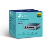  Gigabit Vỏ thép - Thiết bị chuyển mạch ( Bộ chia mạng ) Switch TP-Link TL-SG105 5-Port Gigabit RJ45 Tăng tốc máy chủ - Hàng Chính Hãng 