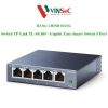 Gigabit Vỏ thép - Thiết bị chuyển mạch ( Bộ chia mạng ) Switch TP-Link TL-SG105 5-Port Gigabit RJ45 Tăng tốc máy chủ - Hàng Chính Hãng