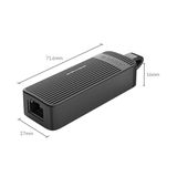  Bộ Chuyển USB 3.0 Sang Cổng LAN Giga. ORICO- UTK-U3-BK-BP- Hàng Chính Hãng 