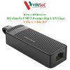 Bộ Chuyển USB 3.0 Sang Cổng LAN Giga. ORICO- UTK-U3-BK-BP- Hàng Chính Hãng