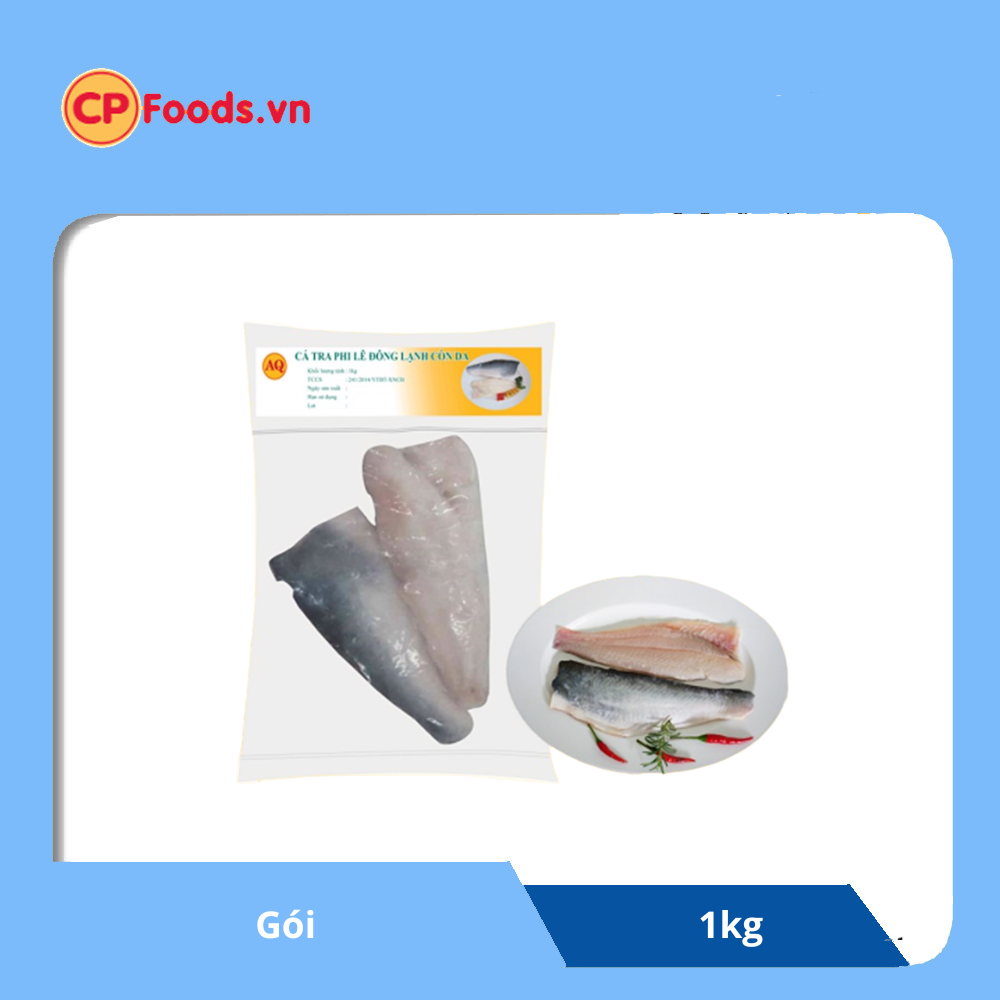  CP Cá phi lê đông lạnh còn da - 1kg 