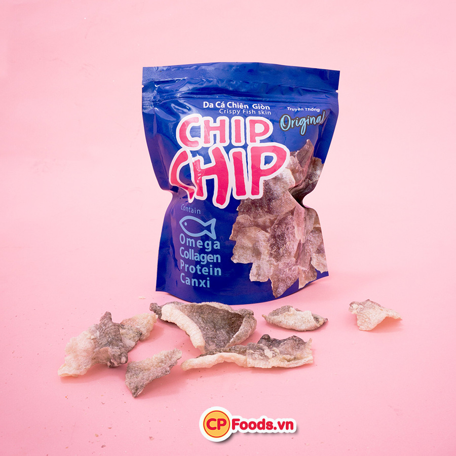  CP Da cá chiên giòn truyền thống - Chip Chip Original 50g 