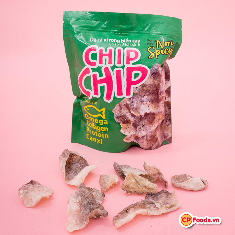  CP Da cá vị rong biển cay - Chipchip Nori Spicy 50g 