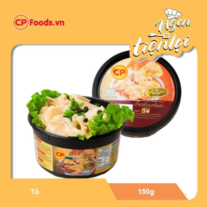  CP Hoành thánh tôm CP - tô 150g 