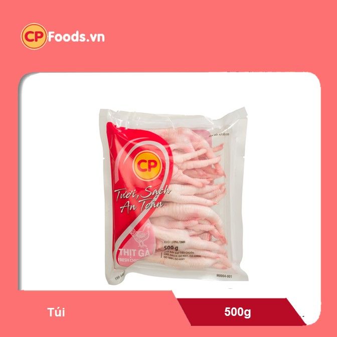  CP Chân gà đông lạnh CP túi 500g 