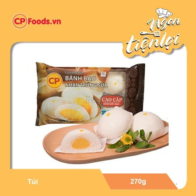  CP Bánh bao nhân trứng sữa 