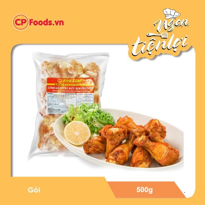  CP Cánh gà New Orleans - túi 500g 