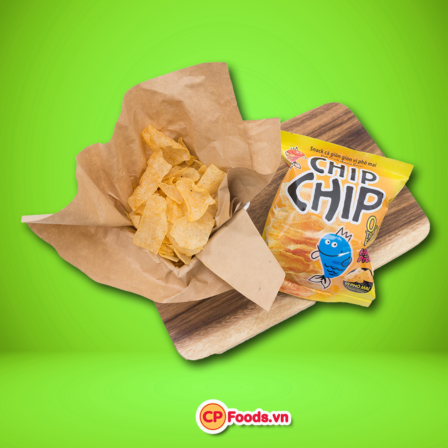  CP Snack Cá Vị Phô mai  - Chipchip Cheese 45g 