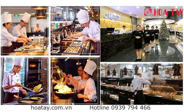 Đồng phục đầu bếp Nhà hàng Buffet 5* D'maris