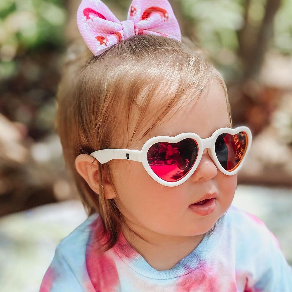  Kính mát Babiators chống tia cực tím - tròng kính phân cực (mắt trái tim) cho bé từ 3-5 tuổi 