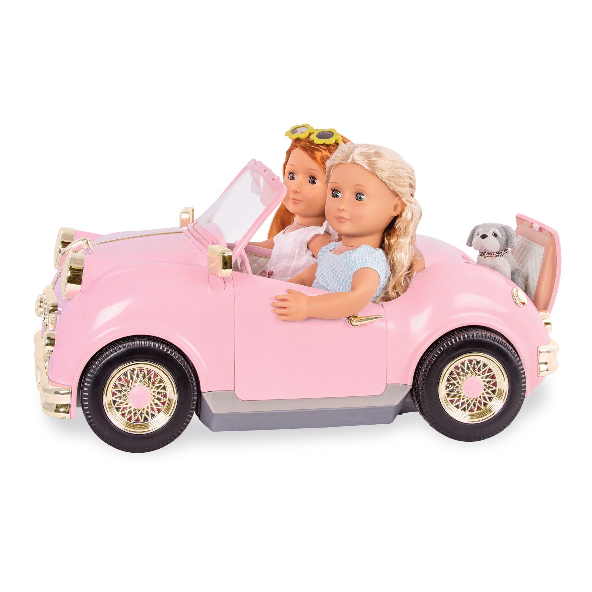 Retro Car For 18 Doll (Without Roof)