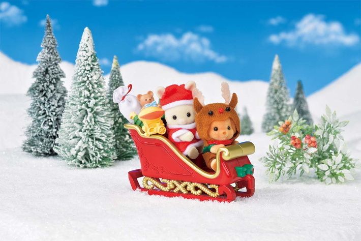Bộ Xe Trượt Tuyết Noel - Baby Sleigh Ride Set