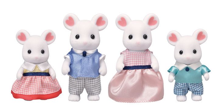 Marshmallow Mouse Family